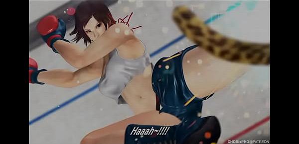  Tekken Asuka fucked in Gym by King (Tifa Costume) SFM Movie